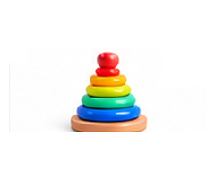 Wooden Rainbow Stacker
